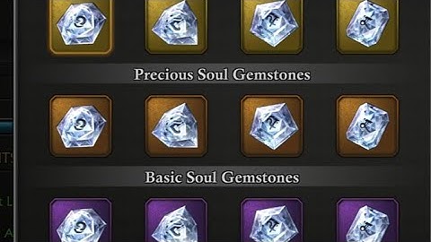 Soul Gemstone NEW GEMSTONES - Update 4.6 - BETA - king of Avalon KOA