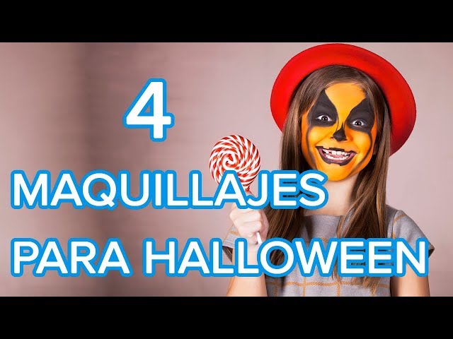 Maquillaje Halloween para niñas paso a paso ✓