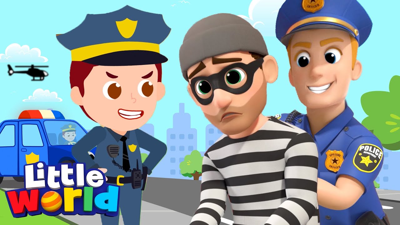 Policeman Keeps Us Safe | Little World - Kids Songs & Nursery Rhymes -  YouTube