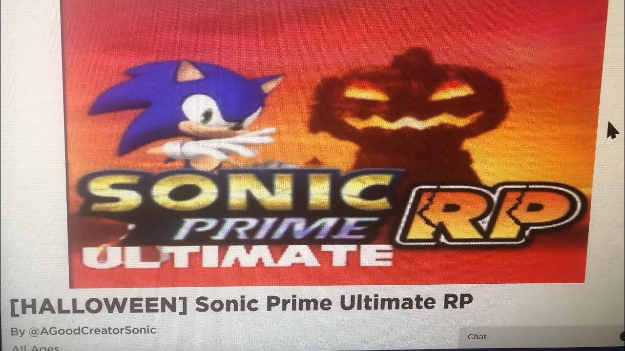 Ultimate Rp Sonic prime ultimate rp (roblox experience) gameplay/no commentary ...