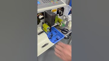 Fully automatic wire harness cutting.#cable #wire #automation #customized