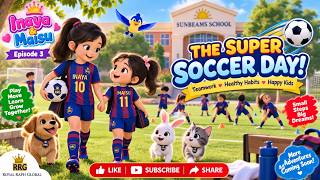 Inaya & Maisu – The Super Soccer Day ⚽ | Kids Cartoon About Teamwork & Healthy Habits | Episode 3
