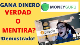 ✅MONEYGURU 🔴GANA 10$ por REGISTRARTE 5$ por REFERIDOS --SCAM O LEGÍTIMO?🔇!!COMPROBANTE!!