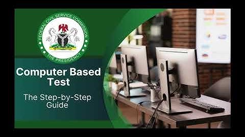 CBT Interface guide for Comfirmation & Promotion Exam #cbt #FCSC #COMPRO