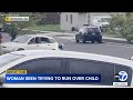 Driver accused of trying to run over child on bike
