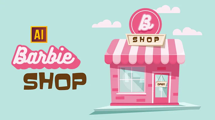 Master the Art of Drawing a Barbie Shop in Adobe Illustrator