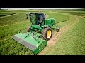 Mowing Hay - Learning to use the John Deere W260 Windrower - Sloan Implement