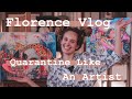 Quarantine at the ART ACADEMY || Florence Vlog || Quarantine like an ARTIST