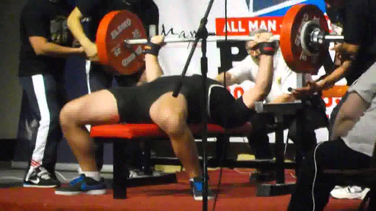 Aleksandar Ilic Powerlifting Bench Press 170 180 191 192.5 kg