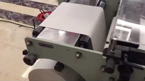 Straw paper slitting rewinding machine