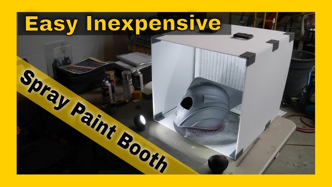 How to Make A Spray Paint Booth DIY CHEAP!! Craft Klatch 