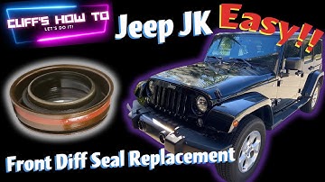 Jeep Wrangler JK Front Axle Seal Replacement