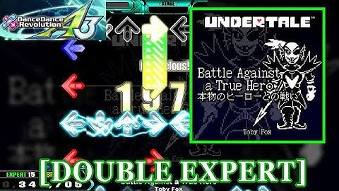 【DDR A3】 Battle Against a True Hero / Toby Fox [DOUBLE EXPERT] 譜面確認+Clap