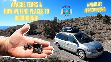 The legend of Apache tears | We find obsidian, agate, butterscotch jasper and a cave!