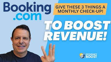 Give these 3 things monthly check-up to Boost Booking.com Revenue