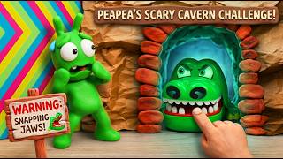 Pea Pea Rescues Baby Brother from the Crocodile Cave! 🐊🔥 Funny Kids Adventures