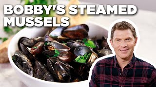 Bobby Flay's Steamed Mussels | Food Network