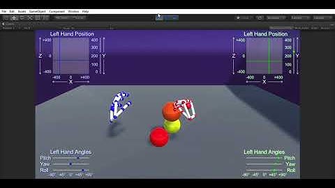 Leap Motion + Unity - Test 3 - Grabbing Spheres