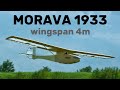 MORAVA 1933 | 4m scale RC glider | 4K | Holesov 2024