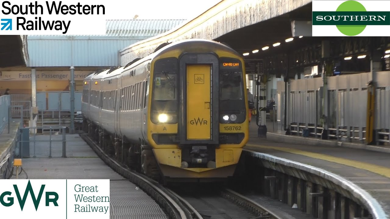 Trains at Portsmouth Harbour, PDL 19th December 2025