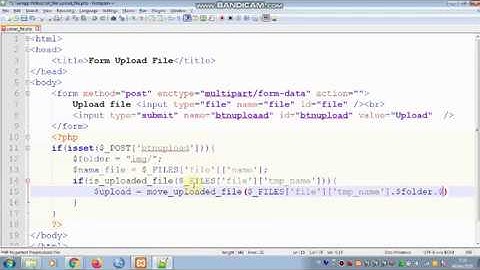 Belajar PHP - Upload File #Part1