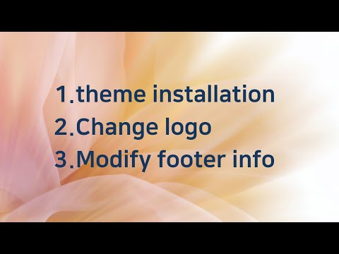 Moodle how to apply a new theme, custom logo, & footer (English)