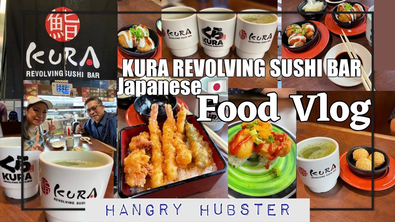 🍱Japanese Food Vlog: KURA Revolving Sushi Bar 🍣 #26 | Hangry Hubster