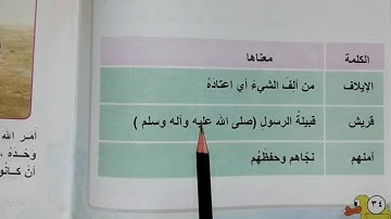 سوره قريش اسلاميه الصف الثاني ابتدائي العراق✅🇮🇶❤️ سوره قريش اسلاميه الصف الثاني ابتدائي العراق