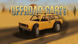 GW BERHASIL MEMBUAT MOBIL OFFROAD TERCEPAT?? - Game a desrt Roblox