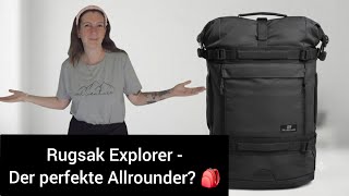 Rugsak Explorer Phantom Black - The Perfect Travel & Hiking Backpack 2026