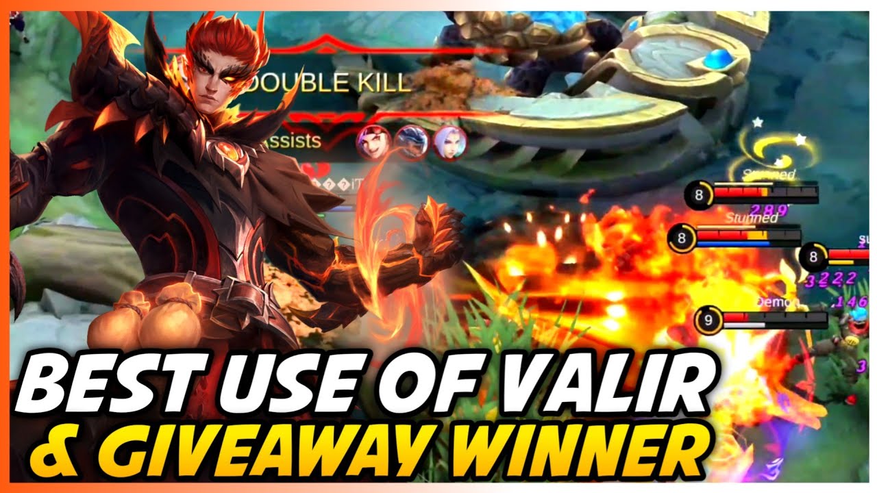 Never Lose A Star With Valir | Valir Support Guide & Giveaway Winner | Mobile Legends Bang Bang