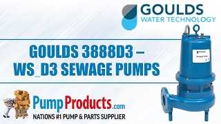 Goulds 3888D3 – WS D3 Series Sewage Pumps