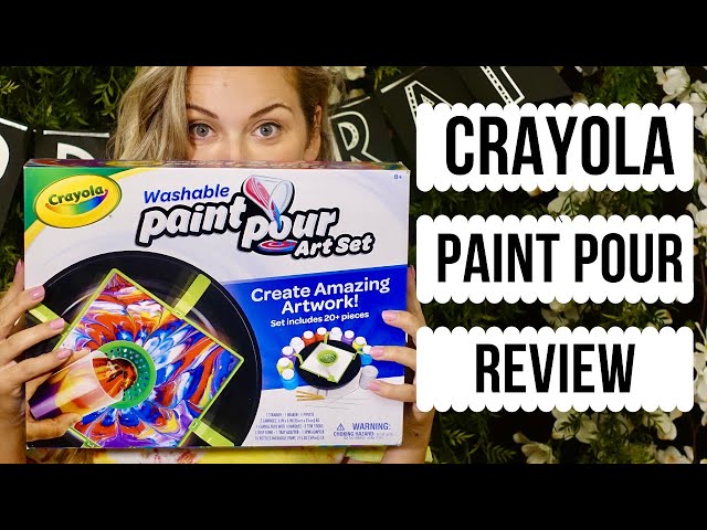 Crayola Washable Paint & Pour Art Set