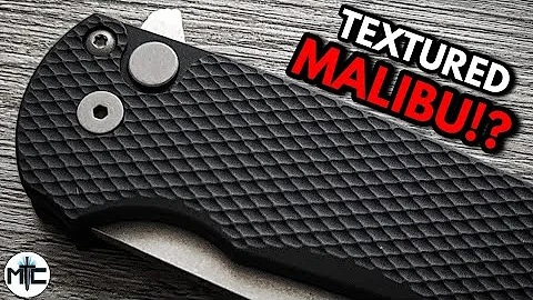 Upptäck den nya texturerade ProTech Malibu kniven!