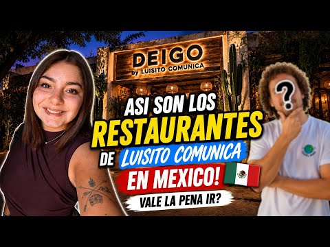 Fui a los RESTAURANTES de Luisito Comunica en Mexico! Vale la pena? Asi fue MI EXPERIENCIA 🇲🇽😱