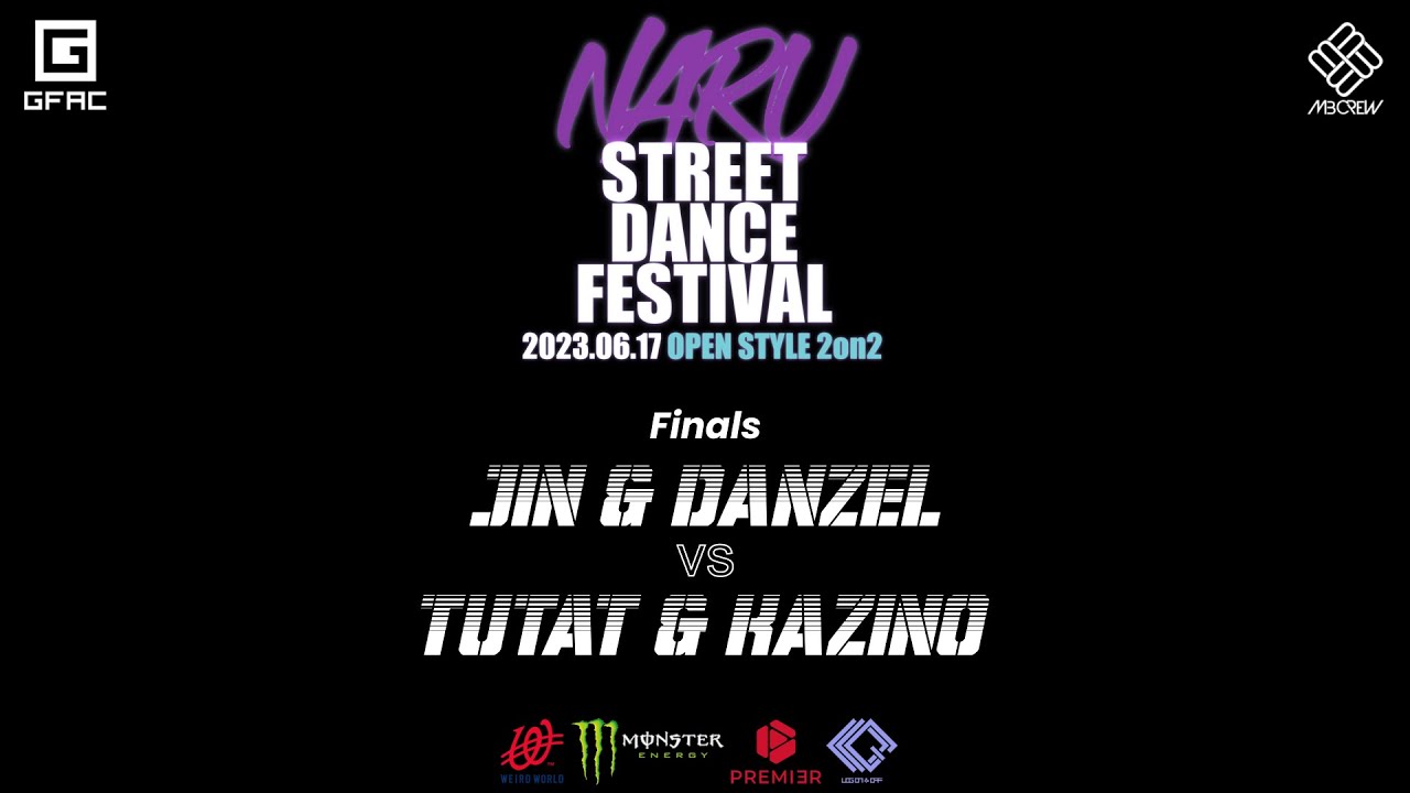 2023 NARU OPEN STYLE BATTLE 2ON2 [ final ] JIN & DANZEL VS TUTAT & KAZINO