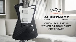 FRET12 Guitar Supply - Aluminati Orion Eclipse - Woven Carbon Fiber Fretboard