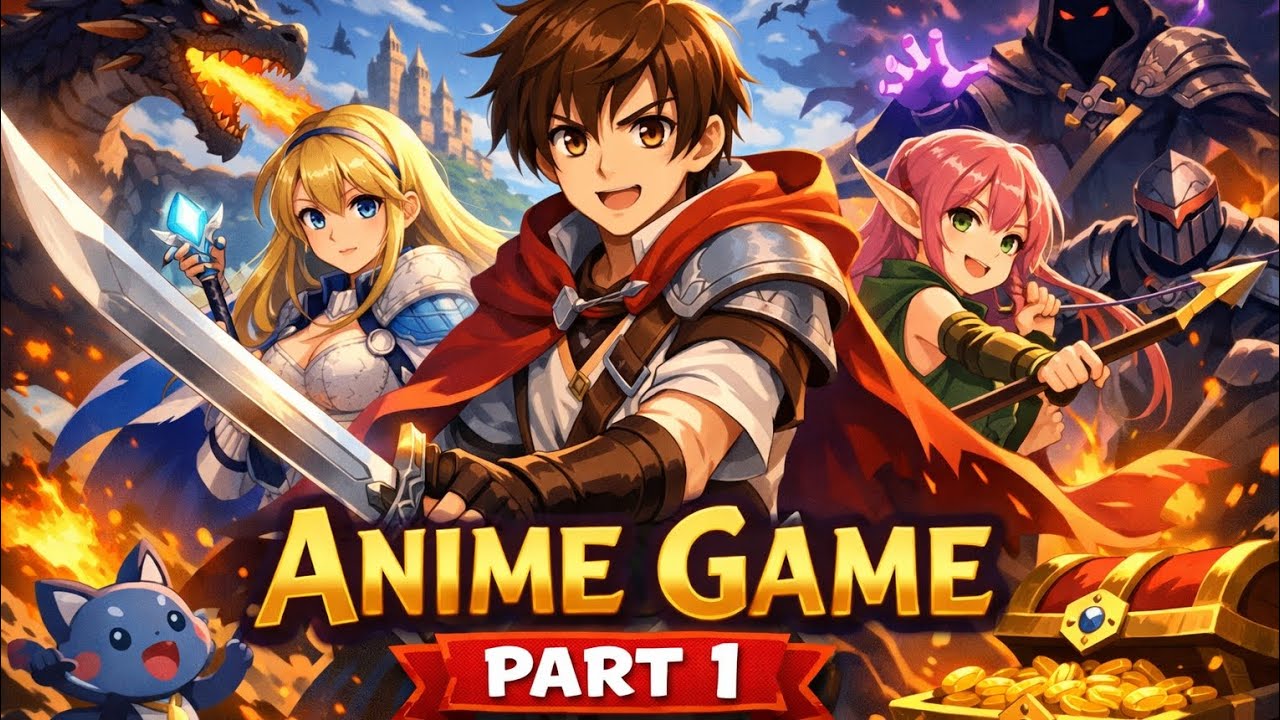 Anime game part 1 and so fun ||Anime story||#Animegame - YouTube