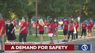 VIDEO: East Haven educators demand safety before reopening schools