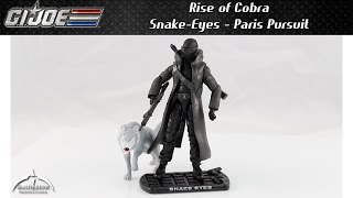 GI Joe Rise of Cobra Snake Eyes (Paris Pursuit) Unboxing and Review