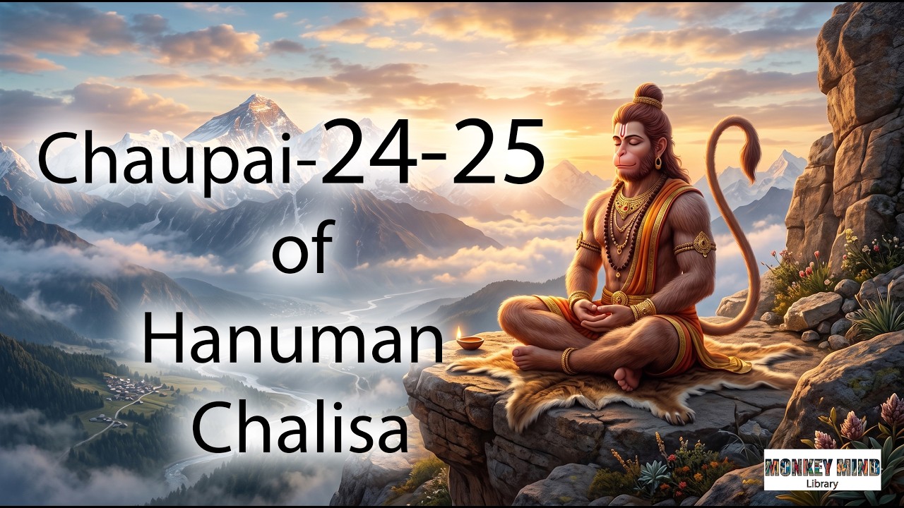 Unlocking Devotion: The Spiritual Depths of Hanuman Chalisa's 24th and 25th Chaupais