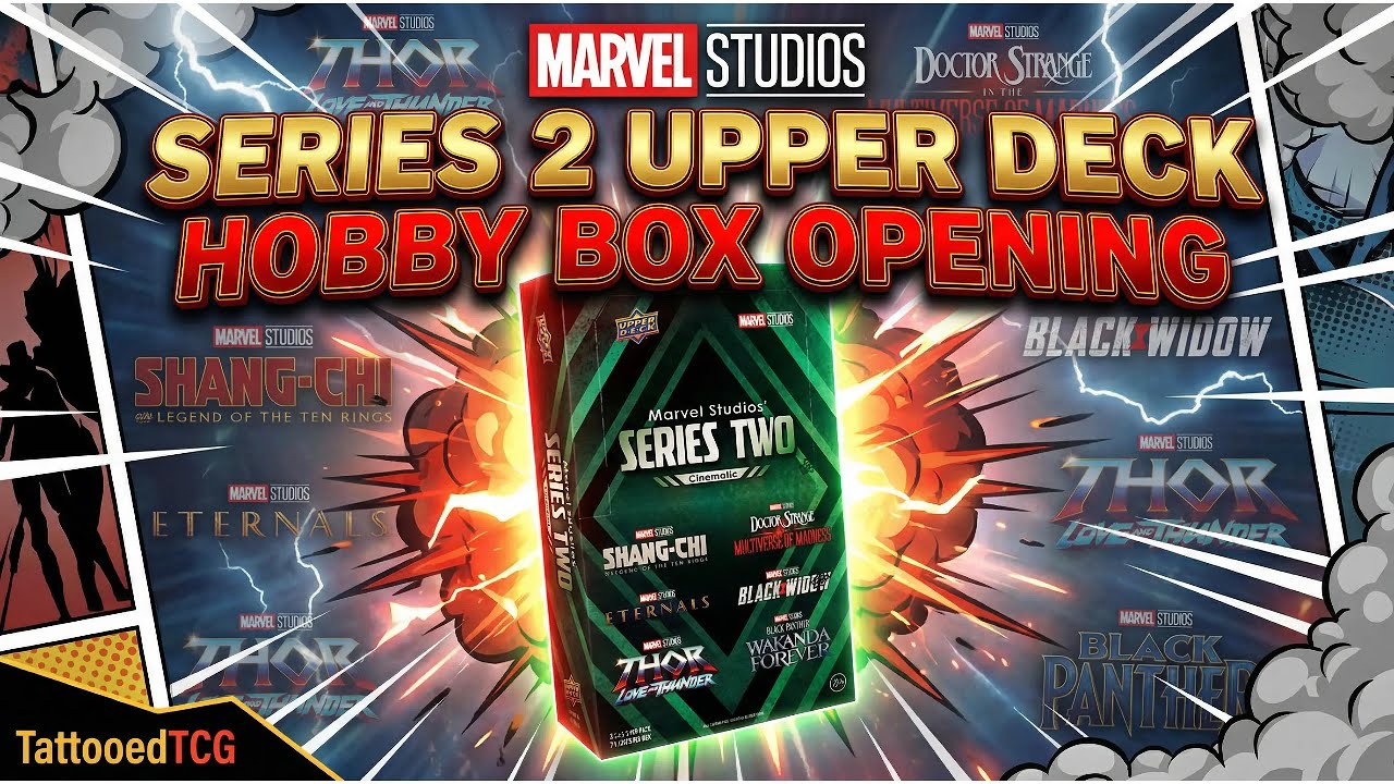 Upper Deck Marvel Studios Series 2 Hobby Box Opening | TOP CHASE HIT!