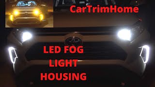 20192021 RAV4 Fog Light Daytime Running Light Installation | from CarTrimHome