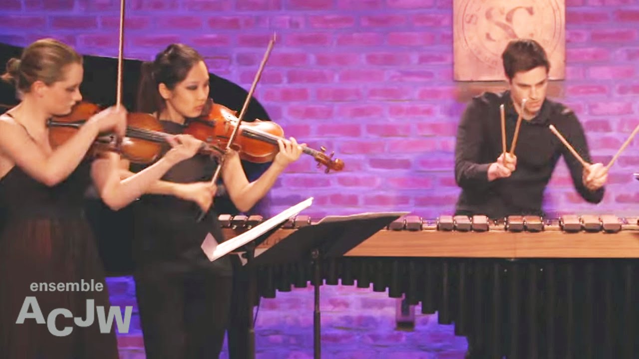 Andy Akiho's LIgNEouS 1 for Marimba & String Quartet Ensemble Connect