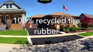 ENVIRO PAVING 100% recycled tire rubber Driveways