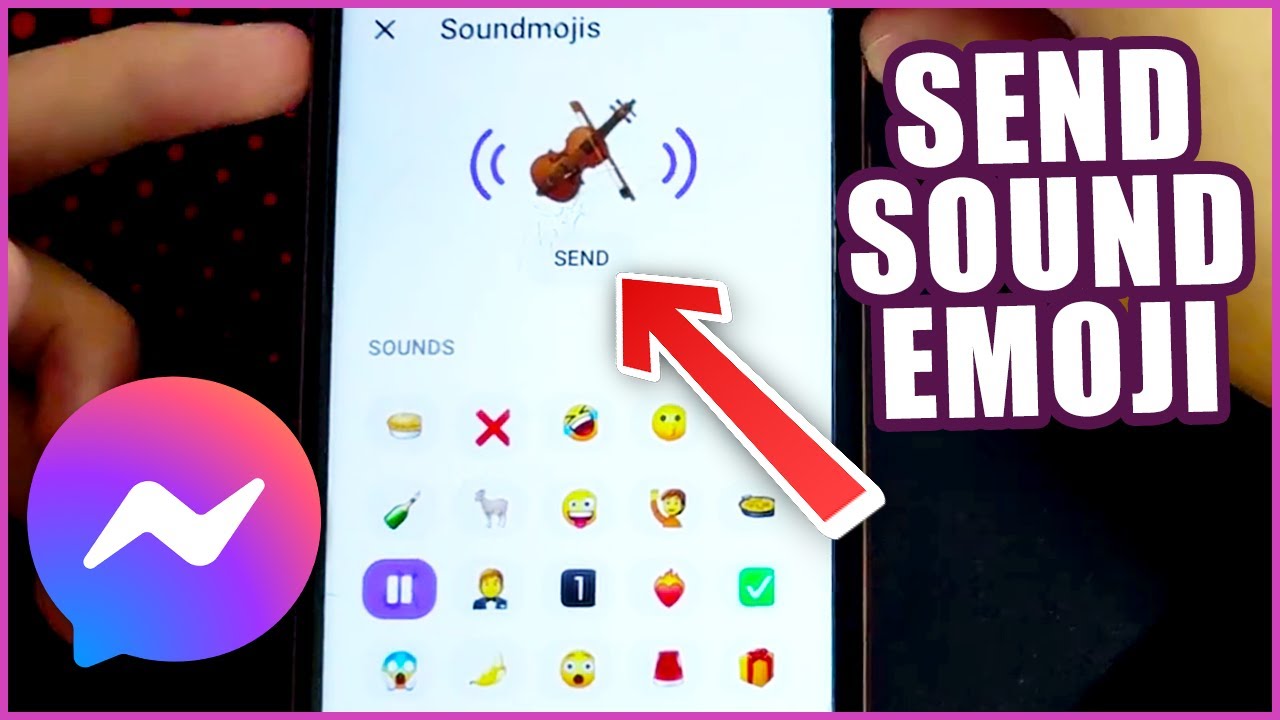 How to Send Sound Emoji in messenger - YouTube