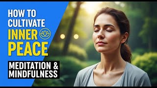 How to Cultivate Inner Peace: Meditation & Mindfulness