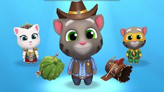 Talking Tom Gold Run Kovboy Tom Koşuyor screenshot 1