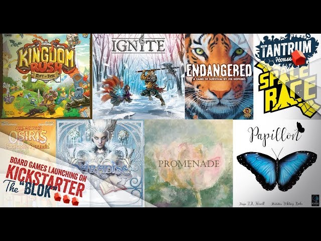 April 2019 (1st half) Upcoming Board Games Kickstarter