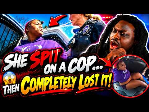 😂 She Thought Spitting on Cops Was a Good Idea… BIG MISTAKE!